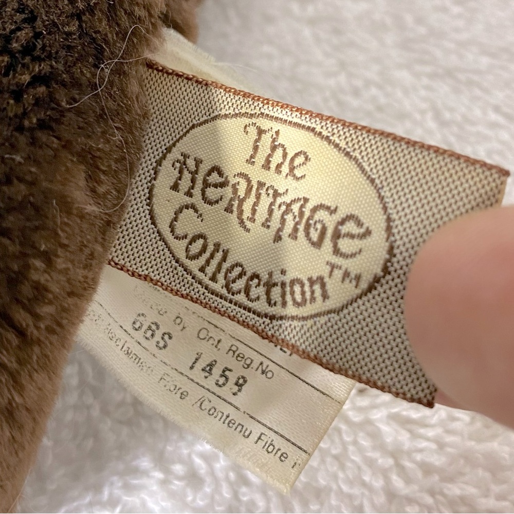 Vintage The Heritage Collection Wrinkles Brown Plush Dog Hand Puppet 310278 - Picture 11 of 14